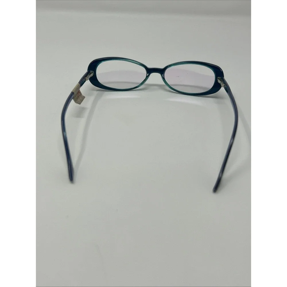 NWT Norman Childs POLISHED PAULA Eyeglass 49-18-135 Unisex Kid Black Blue Frames